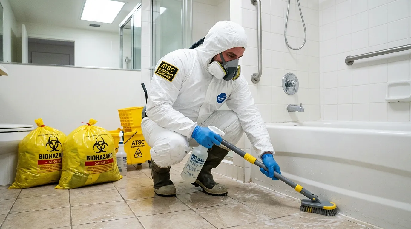 Decontamination equipment deployed for Blood Cleanup in Northampton